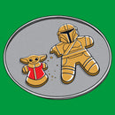 Junior's Star Wars: The Mandalorian Gingerbread Cookies Mando Grogu T-Shirt