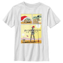 Boy's Star Wars: The Mandalorian IG-11 Christmas Tree Comic T-Shirt