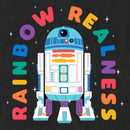 Men's Star Wars Pride R2-D2 Rainbow Realness T-Shirt