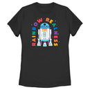 Women's Star Wars Pride R2-D2 Rainbow Realness T-Shirt