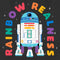 Women's Star Wars Pride R2-D2 Rainbow Realness T-Shirt