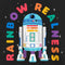 Girl's Star Wars Pride R2-D2 Rainbow Realness T-Shirt