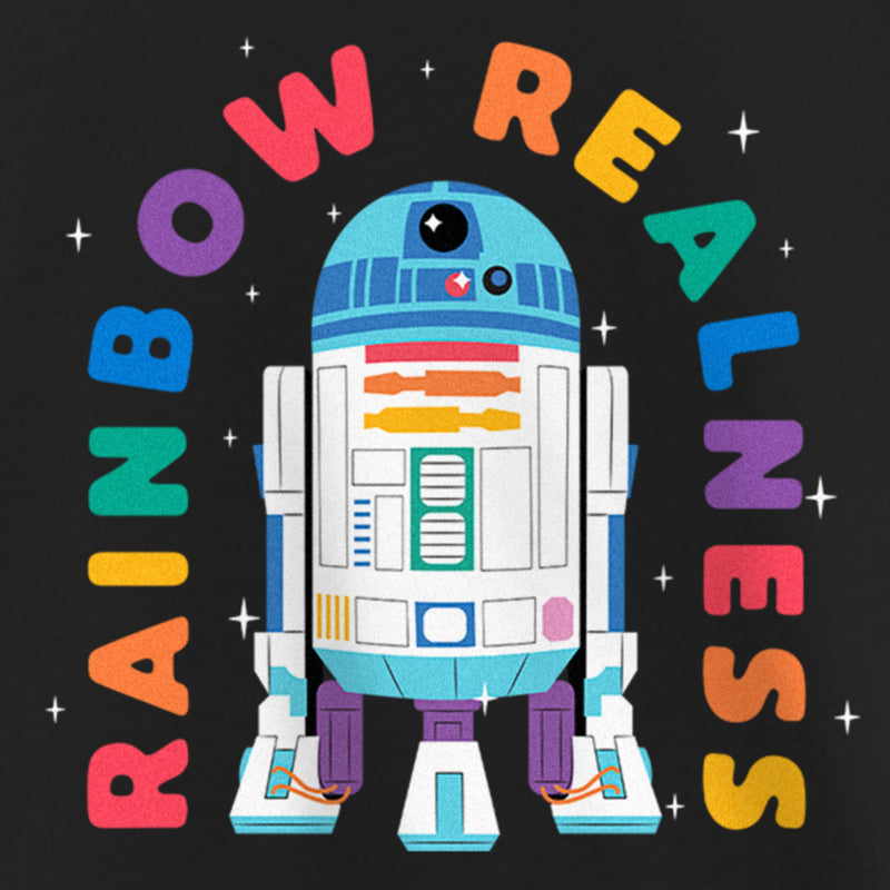 Girl's Star Wars Pride R2-D2 Rainbow Realness T-Shirt