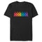 Men's Star Wars Pride Rainbow R2-D2 Line Up T-Shirt