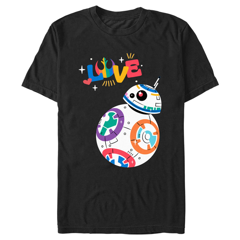 Men's Star Wars Pride Rainbow Love BB-8 T-Shirt