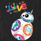 Men's Star Wars Pride Rainbow Love BB-8 T-Shirt