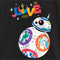 Girl's Star Wars Pride Rainbow Love BB-8 T-Shirt