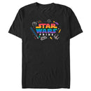 Men's Star Wars Pride Rainbow Logo Icons T-Shirt