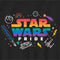 Boy's Star Wars Pride Rainbow Logo Icons T-Shirt