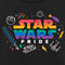 Girl's Star Wars Pride Rainbow Logo Icons T-Shirt