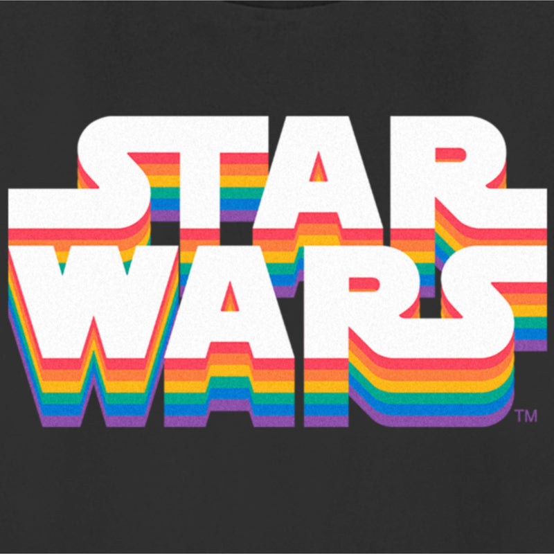 Women's Star Wars Pride Rainbow Classic Logo T-Shirt