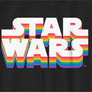 Boy's Star Wars Pride Rainbow Classic Logo T-Shirt