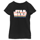 Girl's Star Wars Pride Rainbow Classic Logo T-Shirt