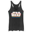 Women's Star Wars Pride Rainbow Classic Logo Racerback Tank Top