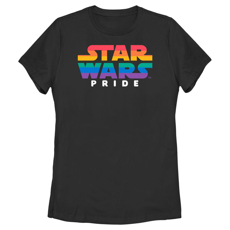 Women's Star Wars Pride Rainbow Logo T-Shirt