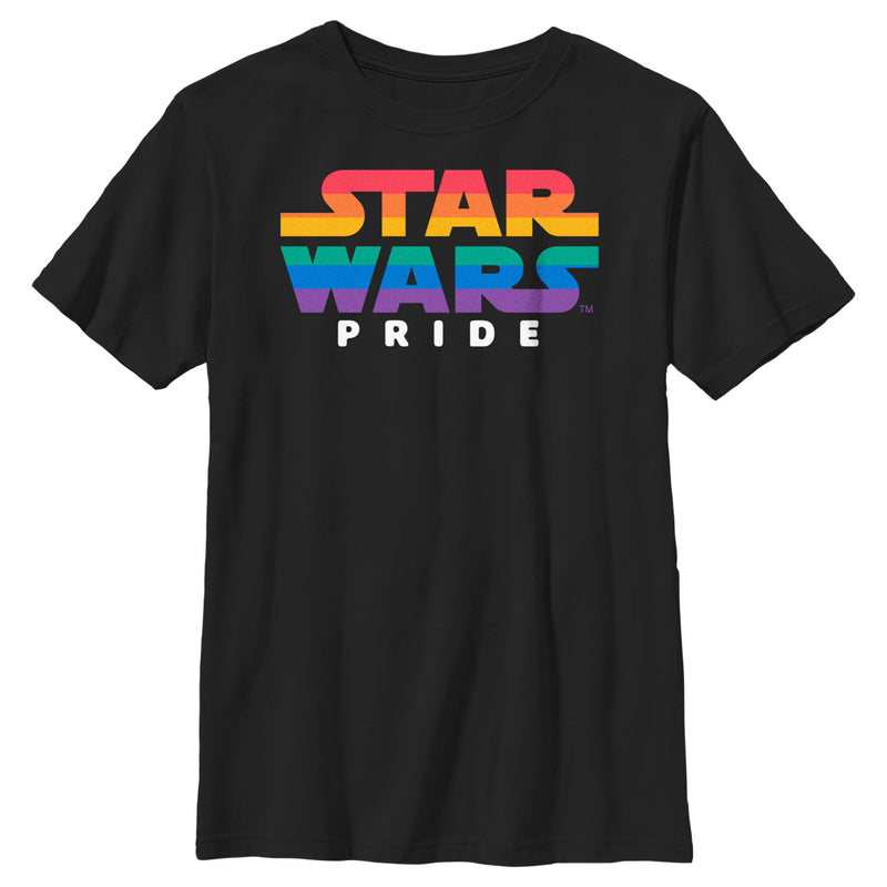 Boy's Star Wars Pride Rainbow Logo T-Shirt