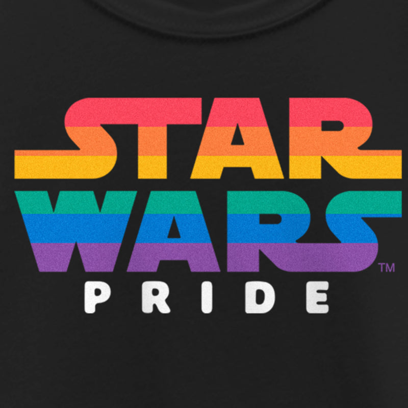 Girl's Star Wars Pride Rainbow Logo T-Shirt