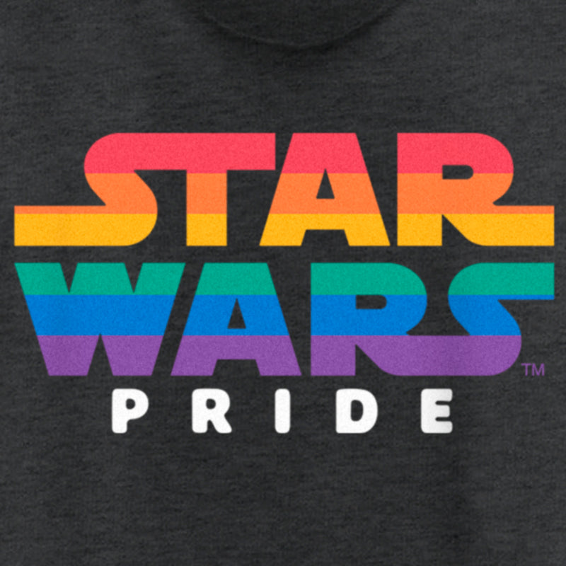 Women's Star Wars Pride Rainbow Logo Racerback Tank Top