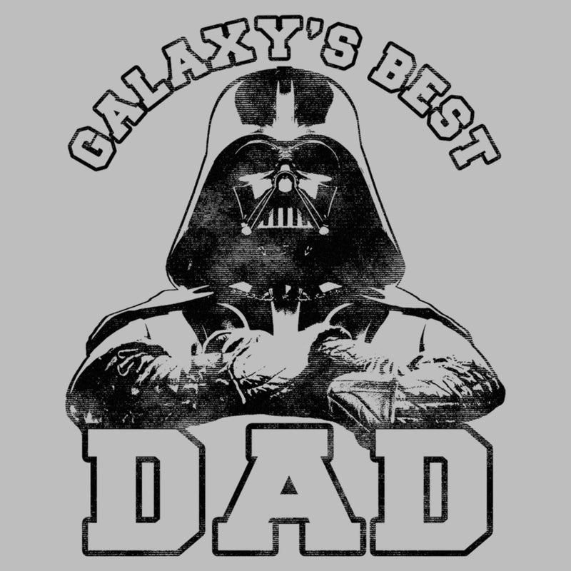 Men's Star Wars Vader Galaxy’s Best Dad T-Shirt