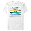 Men's Star Wars Galactic Love for Everyone T-Shirt