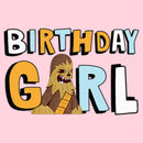 Junior's Star Wars Chewbacca Birthday Girl T-Shirt