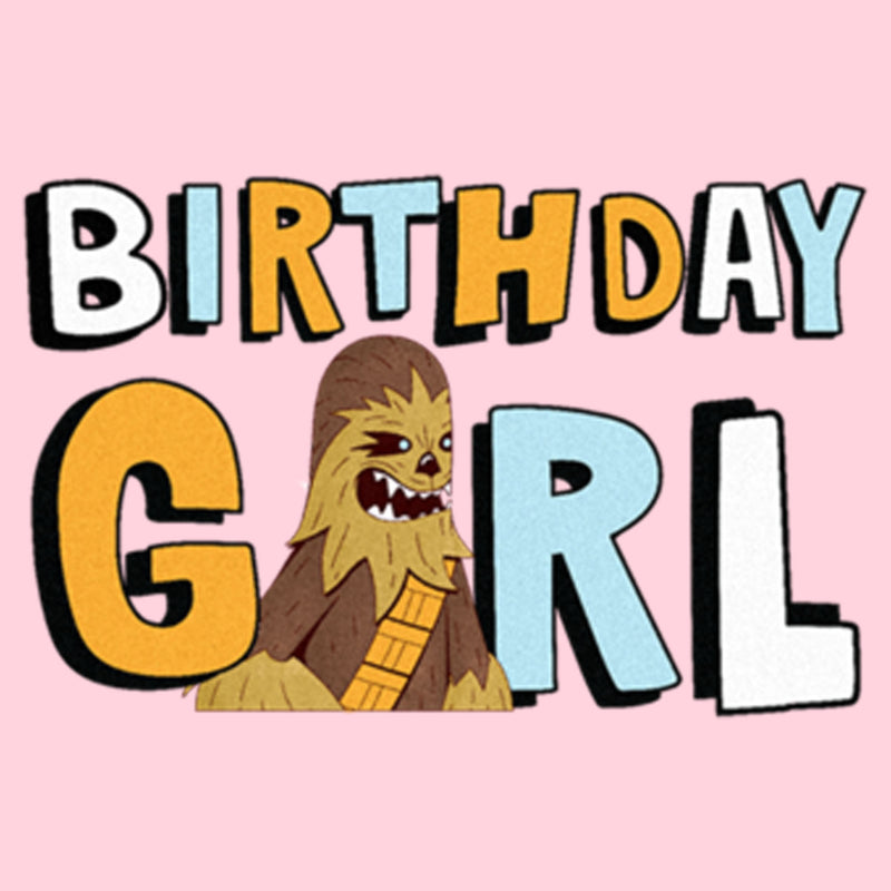 Junior's Star Wars Chewbacca Birthday Girl T-Shirt