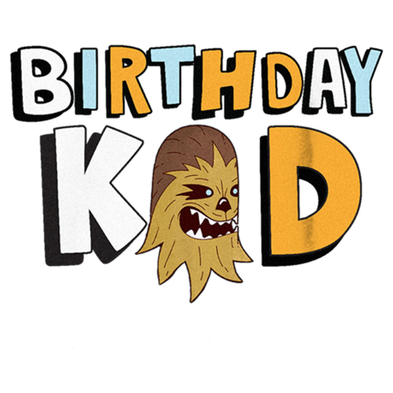 Boy's Star Wars Chewbacca Birthday Kid T-Shirt