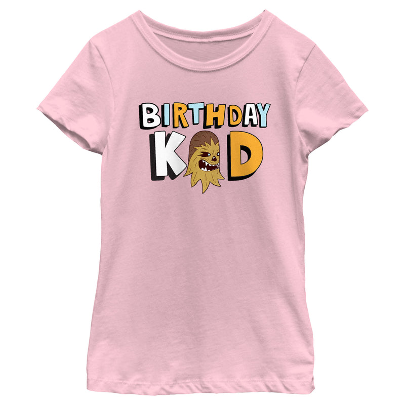 Girl's Star Wars Chewbacca Birthday Kid T-Shirt