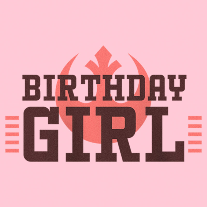 Girl's Star Wars Rebel Alliance Birthday Girl T-Shirt