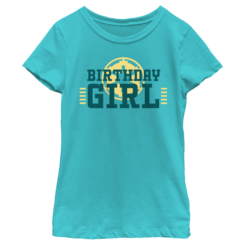 Girl's Star Wars Galactic Empire Birthday Girl T-Shirt