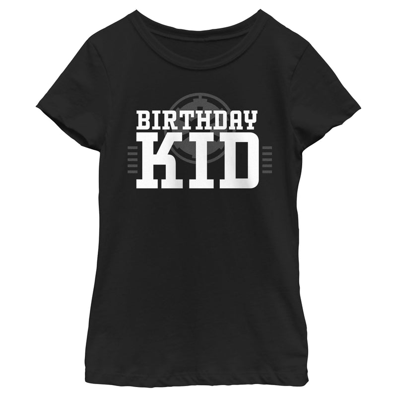 Girl's Star Wars Galactic Empire Birthday Kid T-Shirt