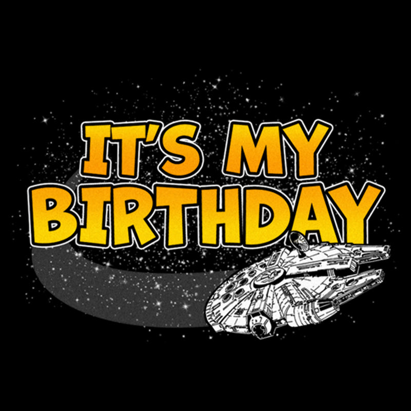 Men's Star Wars Millennium Falcon It's My Birthday T-Shirt