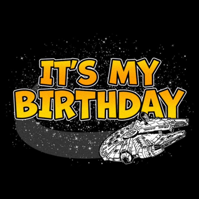 Women's Star Wars Millennium Falcon It's My Birthday T-Shirt