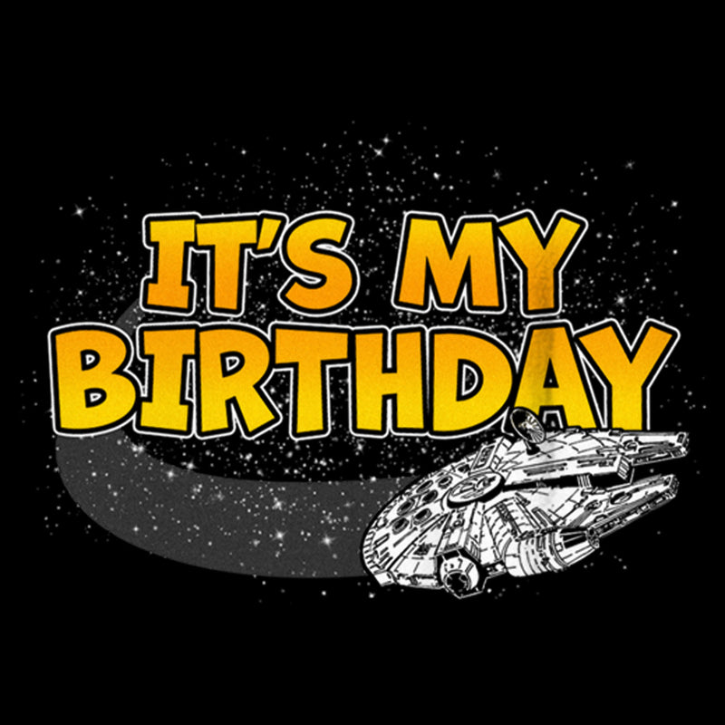 Boy's Star Wars Millennium Falcon It's My Birthday T-Shirt