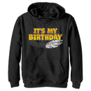 Boy's Star Wars Millennium Falcon It's My Birthday Pull Over Hoodie