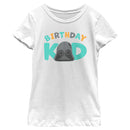 Girl's Star Wars Birthday Kid Cartoon Darth Vader T-Shirt