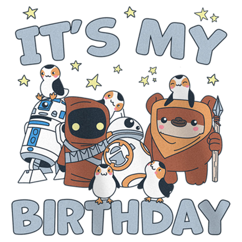 Girl's Star Wars It's My Birthday Friends T-Shirt