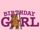 Girl's Star Wars Ewok Birthday Girl T-Shirt