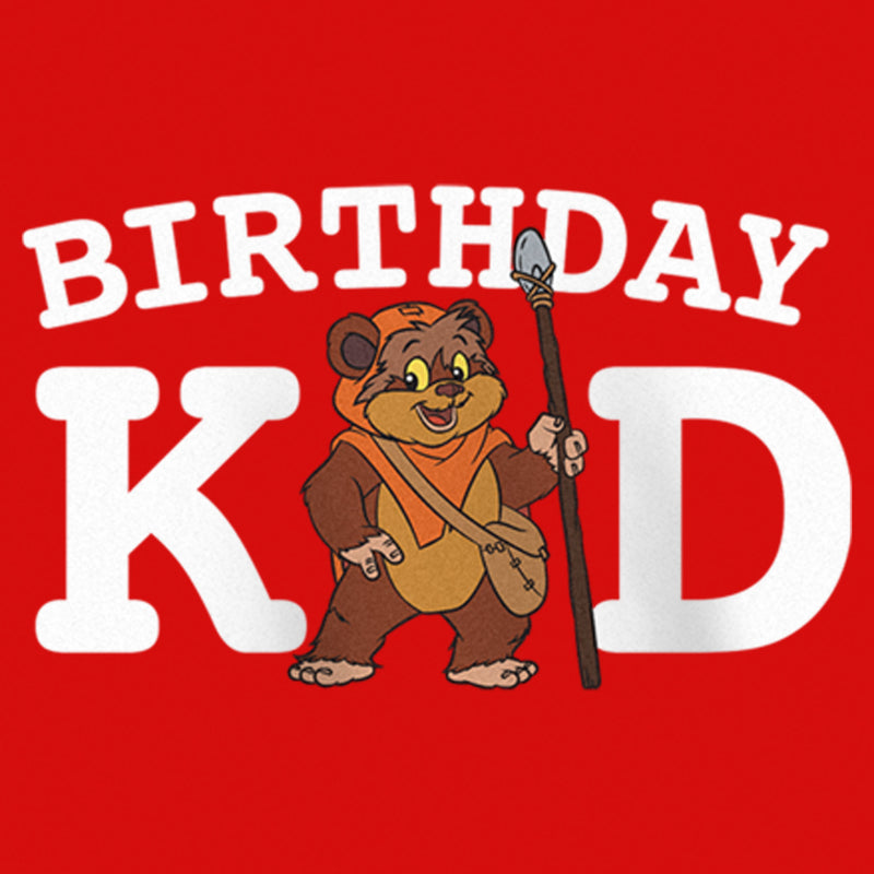 Girl's Star Wars Ewok Birthday Kid T-Shirt