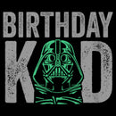 Boy's Star Wars Distressed Darth Vader Birthday Kid T-Shirt