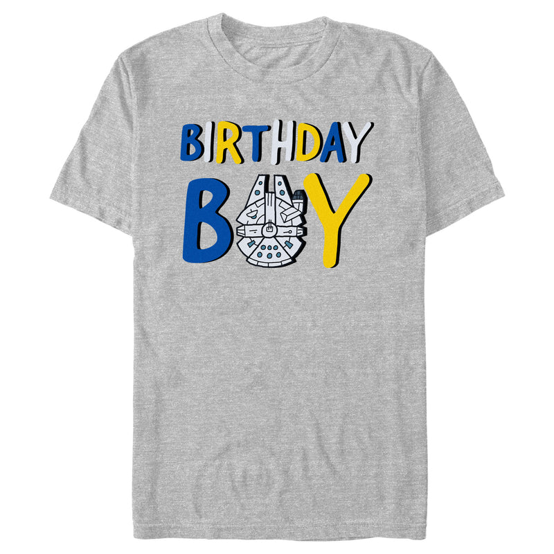 Men's Star Wars Millennium Falcon Birthday Boy T-Shirt