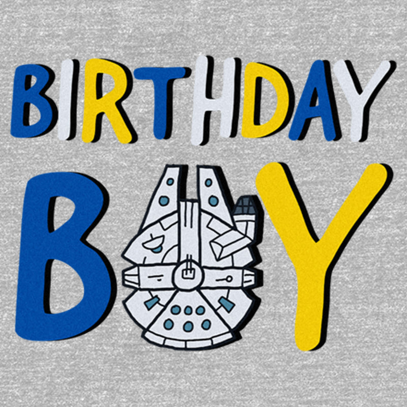 Men's Star Wars Millennium Falcon Birthday Boy T-Shirt