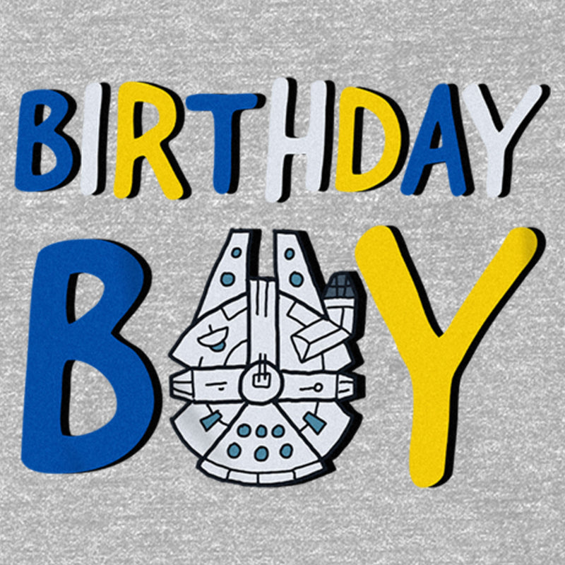 Boy's Star Wars Millennium Falcon Birthday Boy Pull Over Hoodie