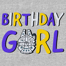 Men's Star Wars Millennium Falcon Birthday Girl T-Shirt