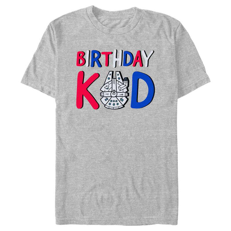 Men's Star Wars Millennium Falcon Birthday Kid T-Shirt