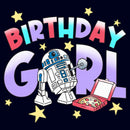 Junior's Star Wars Birthday Girl R2-D2 Party T-Shirt