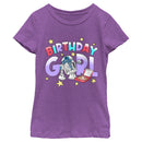 Girl's Star Wars Birthday Girl R2-D2 Party T-Shirt