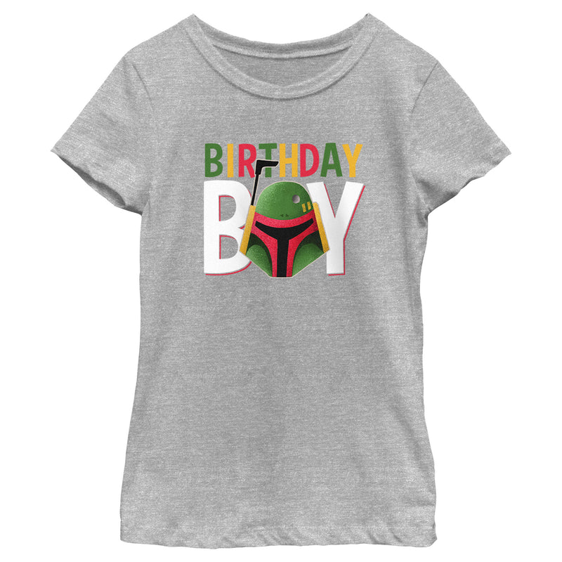 Girl's Star Wars Boba Fett Birthday Boy T-Shirt