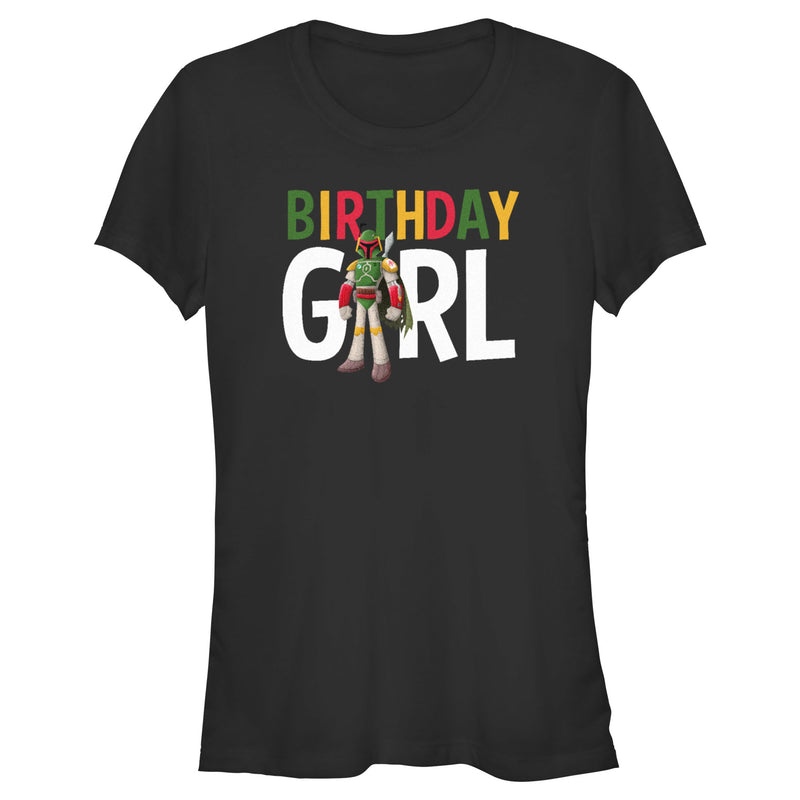 Junior's Star Wars Boba Fett Birthday Girl T-Shirt