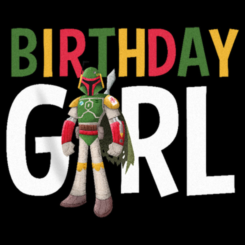 Boy's Star Wars Boba Fett Birthday Girl Pull Over Hoodie